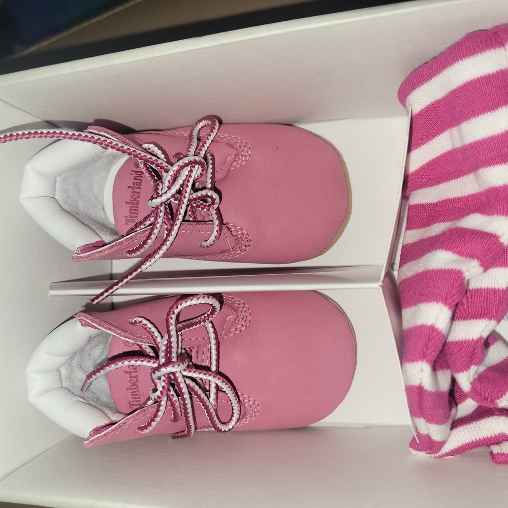 Timberland Baby Pink Walker Shoes